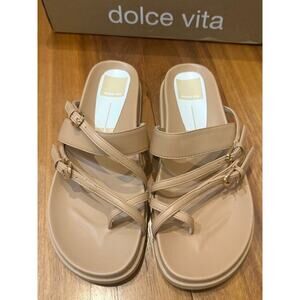 Dolce Vita Women's Dionna Cafe TAN BEIGE Sandal NEW w/box Sz 6.5